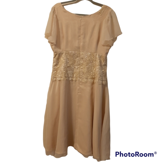 Gold Vintage Prom Dress - Picture 5 of 5